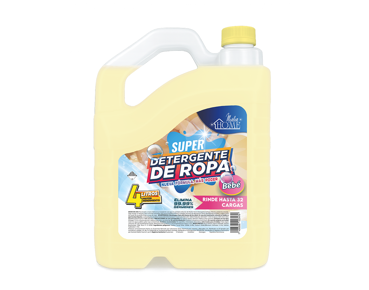 DETERGENTE AROMA BEBE 4 LTS**                     